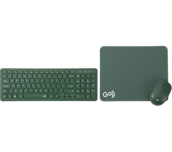 Goji 3 In 1 Wireless Keyboard Mouse Set Green