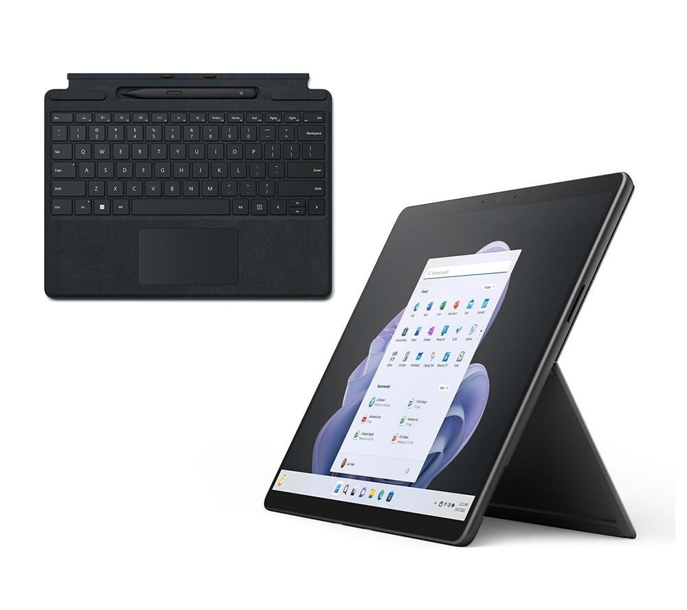 13" Surface Pro 9, Surface Pro Signature Type Cover & Slim Pen 2 Bundle - Intel® Core™ i5, 256 GB SSD, Graphite