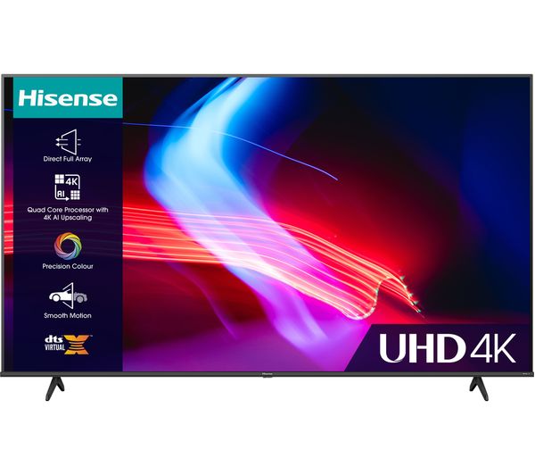 Image of HISENSE 43A6KTUK 43" Smart 4K Ultra HD HDR LED TV with Amazon Alexa