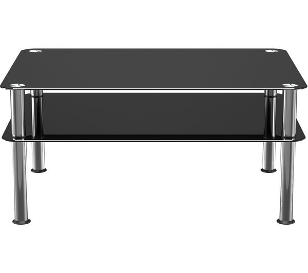 Avf Sdct8060 Coffee Table Black Chrome