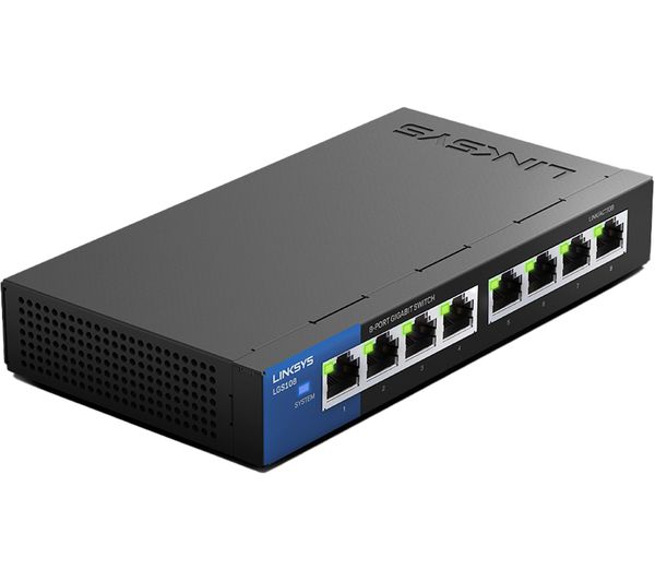 Image of LINKSYS LGS108 Network Switch - 8 Port