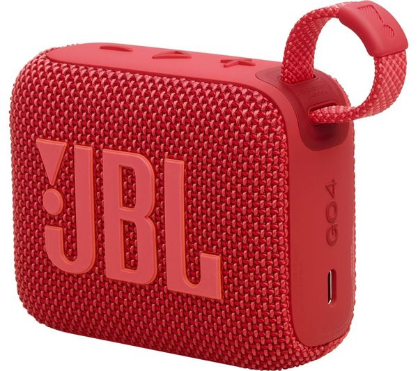 Jbl Go 4 Portable Bluetooth Speaker Red