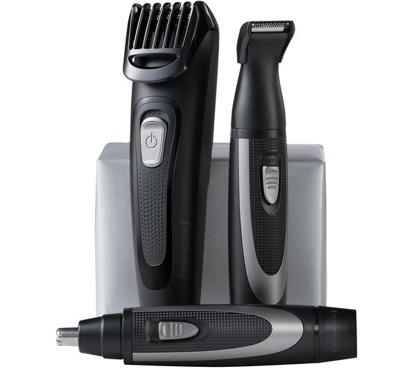 REMINGTON The Works MB905 6-piece Beard Trimmer Kit - Black & Grey
