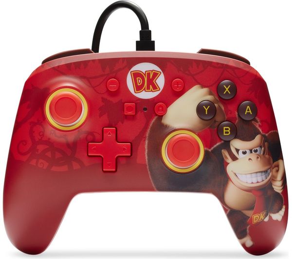 Powera Enhanced Wired Controller For Nintendo Switch Donkey Kong Flex