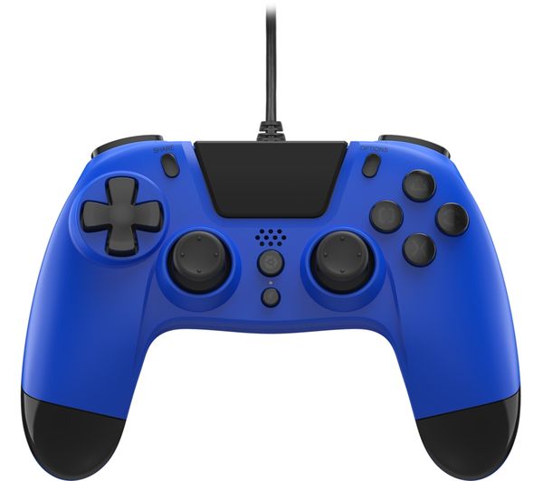 An image of GIOTECK VX4 Wired Controller for PS4 - Blue