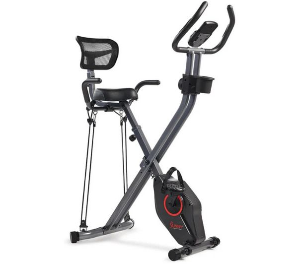 An image of SUNNY HEALTH Foldable Magnetic X Bike Pro
