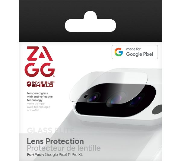 An image of ZAGG InvisibleShield Pixel 11 Pro XL Camera Protector - Clear