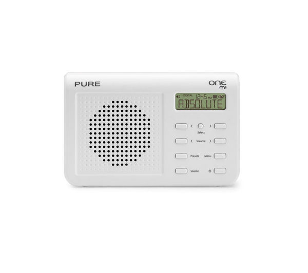 VL61802 PURE One Mi Portable DAB Radio White Currys Business