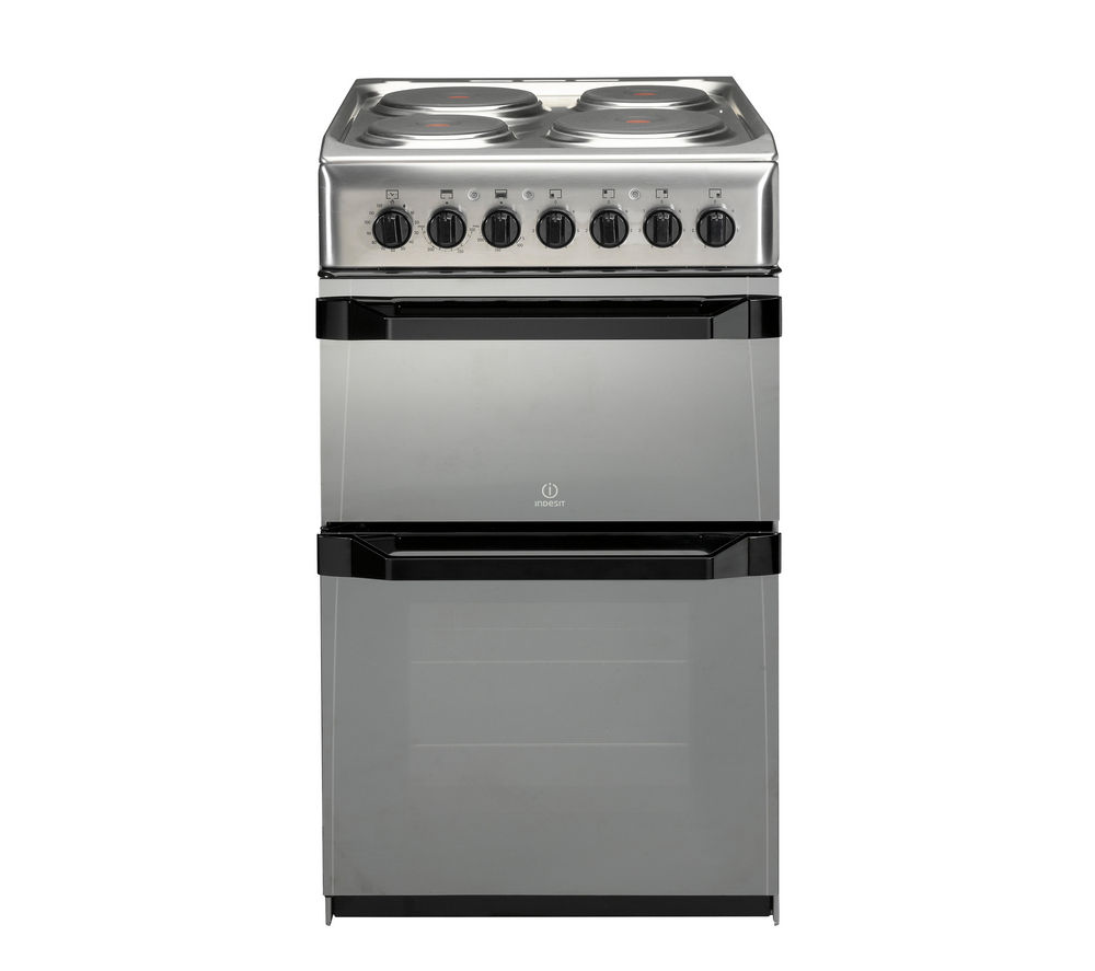 INDESIT ID50E1X Electric Cooker - Stainless Steel, Stainless Steel