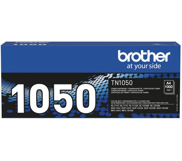 BROTHER TN1050 Black Toner Cartridge, Black