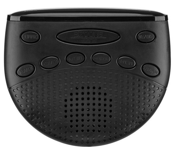 LOGIK RADIO LCRA14 LOGIK LCRA14 Analogue Clock Radio Black Currys