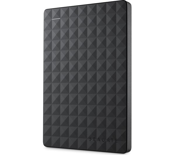 SEAGATE Expansion Portable Hard Drive - 1 TB, Black, Black