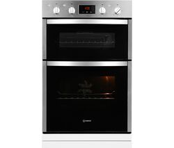 INDESIT Aria DDD5340CIX Electric Double Oven - Stainless Steel
