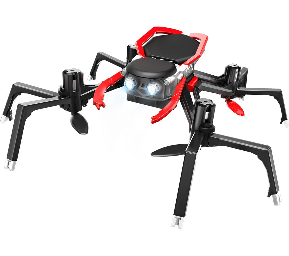 VIVID Spider Drone with Controller - Black & Red Fast Delivery | Currysie