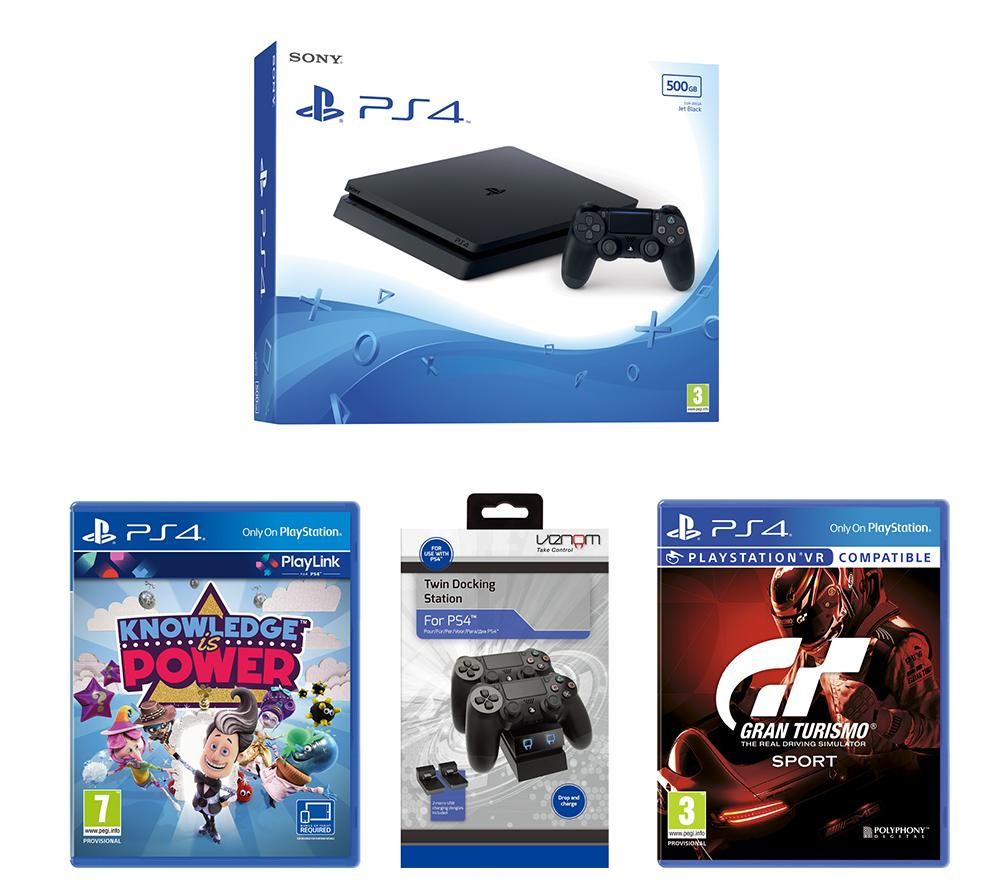 SONY PlayStation 4 Slim, Games & Accessory Bundle, Petrol Review