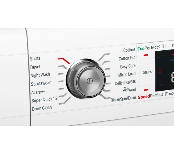 Bosch Serie 8 WAW325H0GB 9kg 1600rpm AntiVibration Washing Machine & AntiStain 
