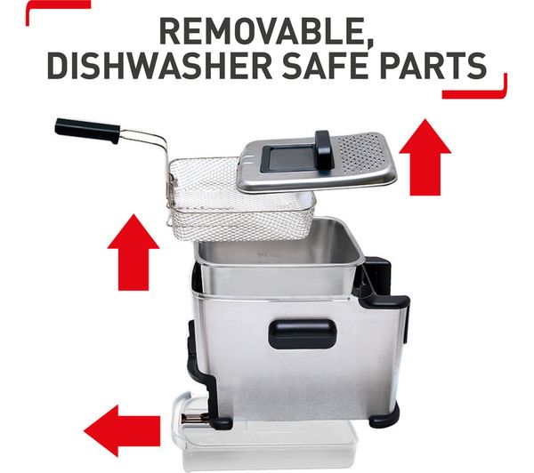 Buy TEFAL Oleoclean Compact FR701640 Deep Fryer Stainless Steel