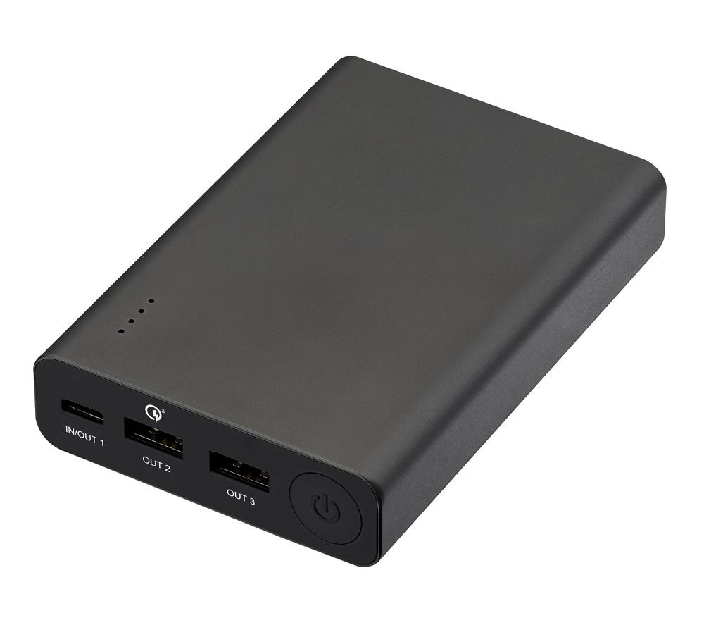 GOJI G6P13PD20 13,400 mAh Portable Power Bank - Black