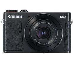 PowerShot G9X MK II Compact Camera with 32 GB SD Card & Case - Black