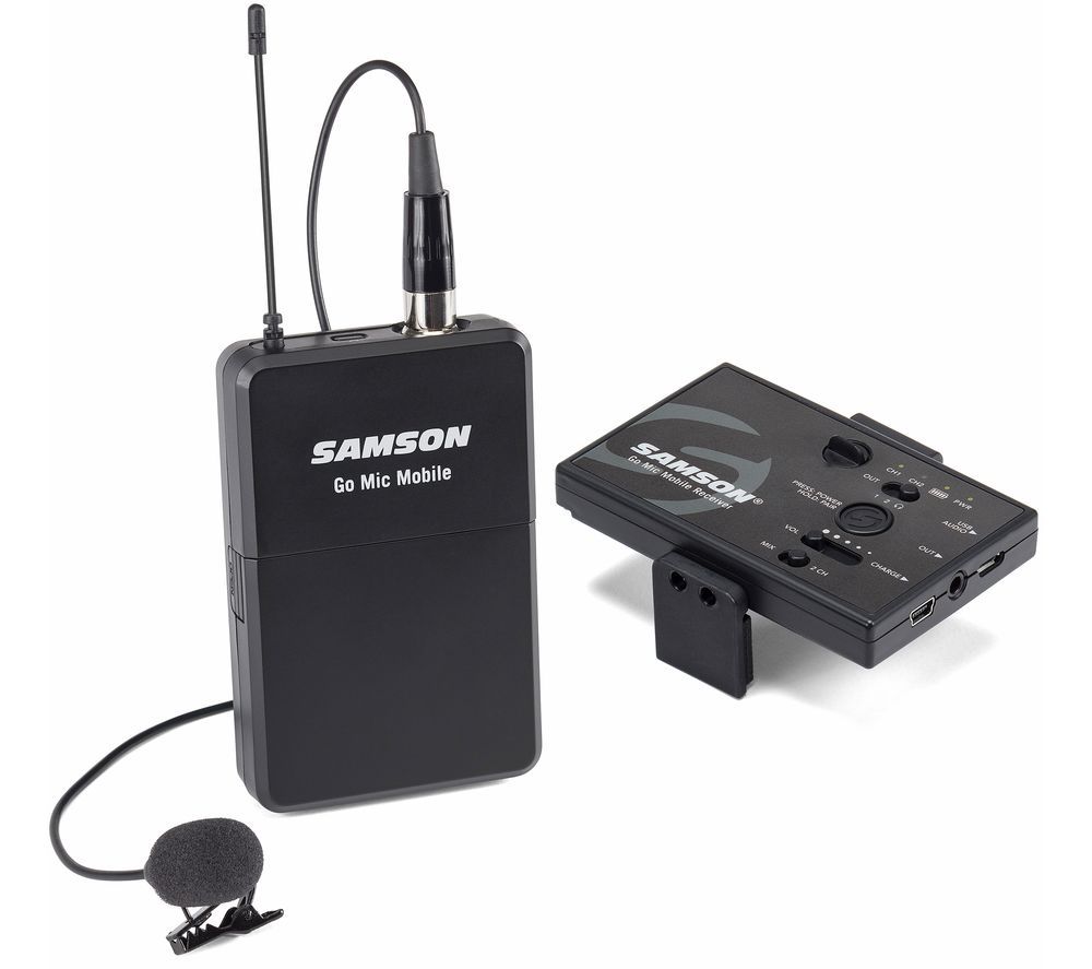 SAMSON Go Mic Mobile Microphone System - Black, Black
