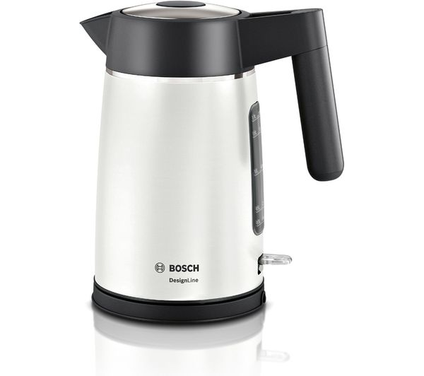 Bosch Designline Ergo Twk5p471gb Cordless Jug Kettle Black White