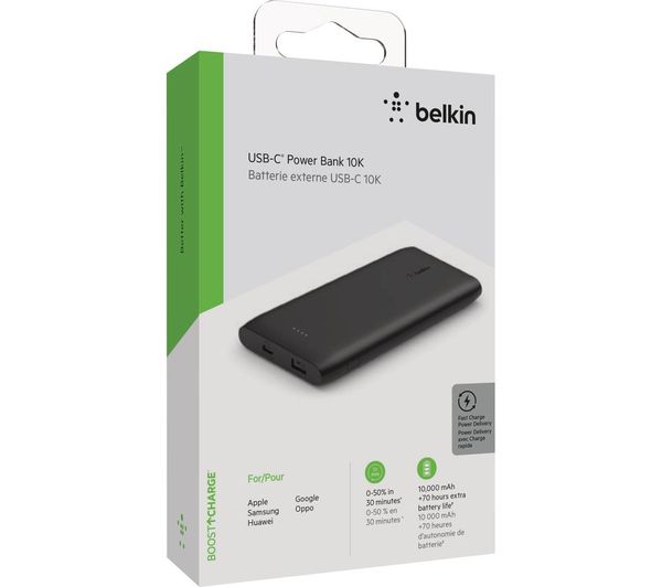 Buy BELKIN 10000 mAh Portable Power Bank with 18 W USB-C Fast Charge