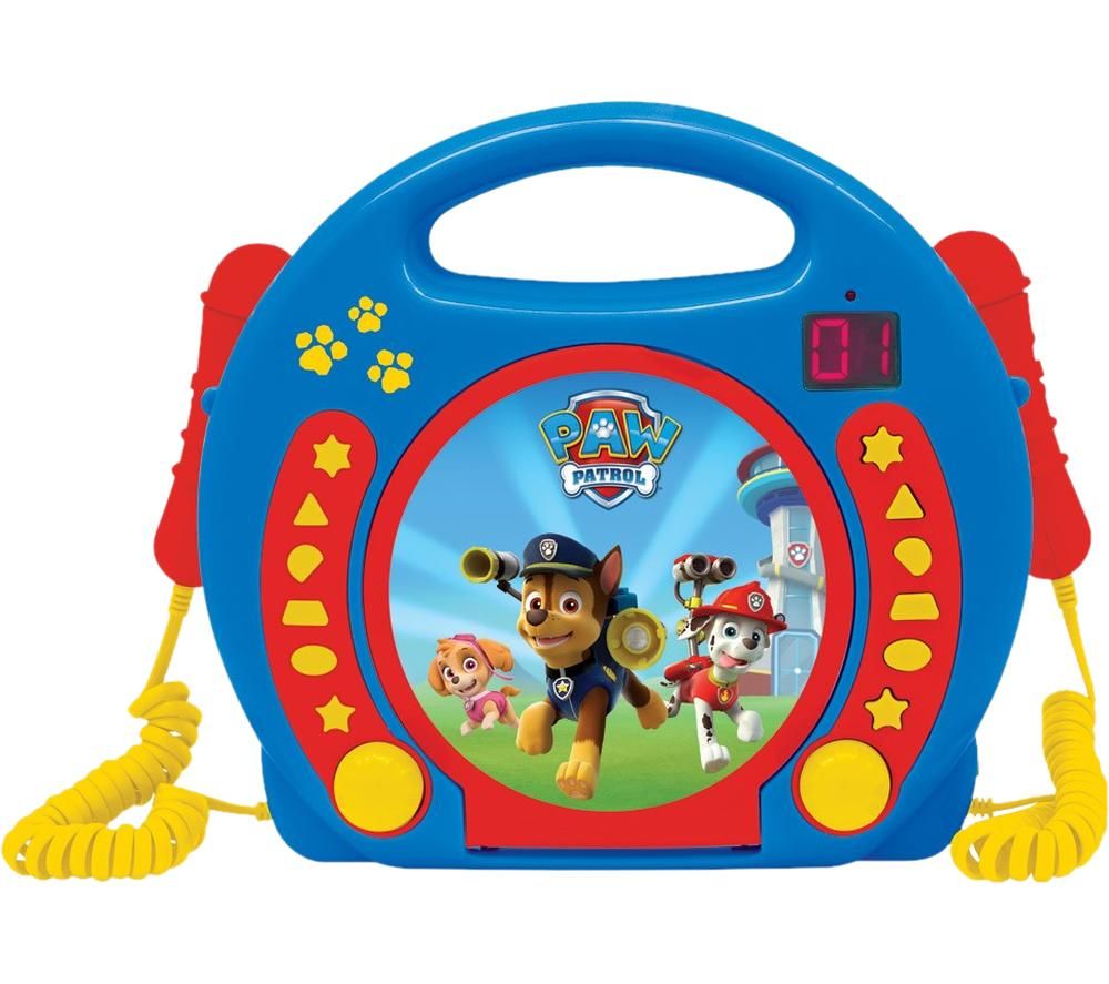 Paw Patrol CD Player with Microphones