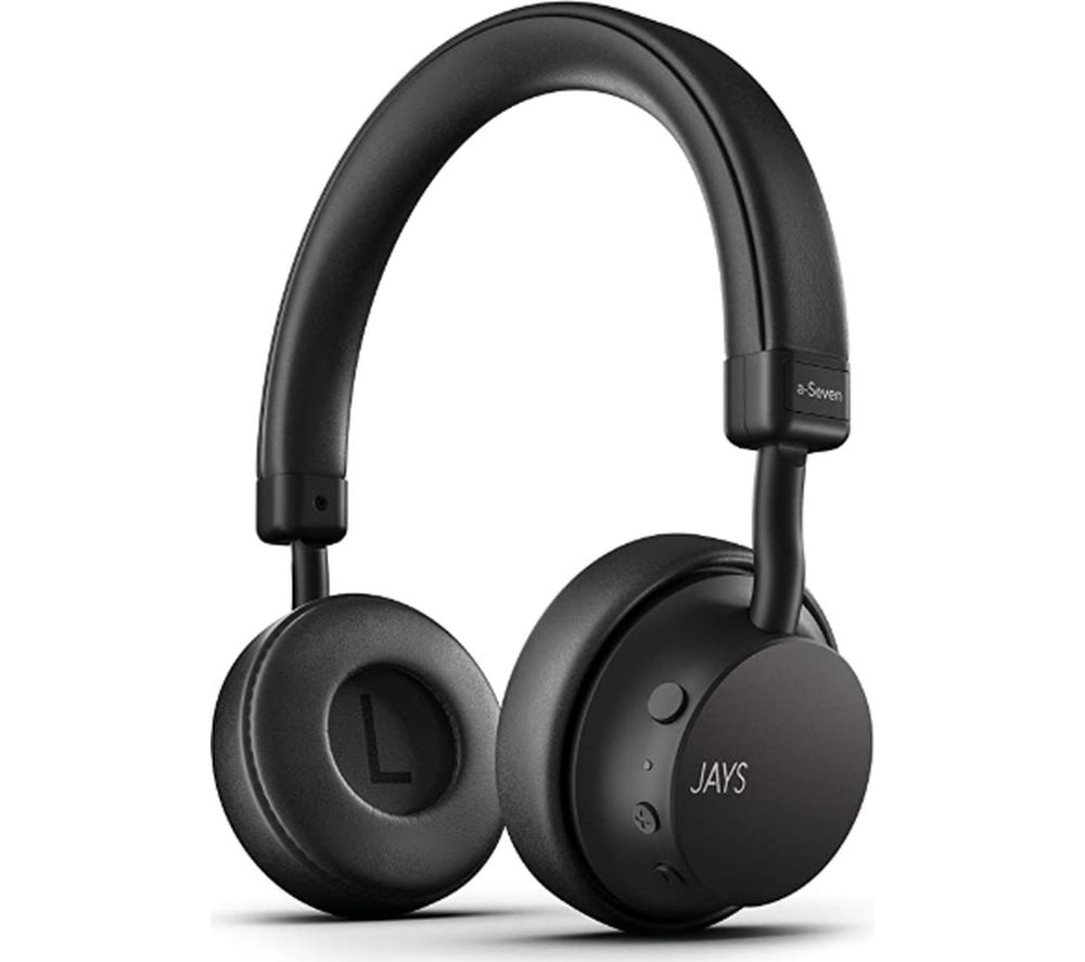 JAYS a-Seven Wireless Bluetooth Headphones - Black