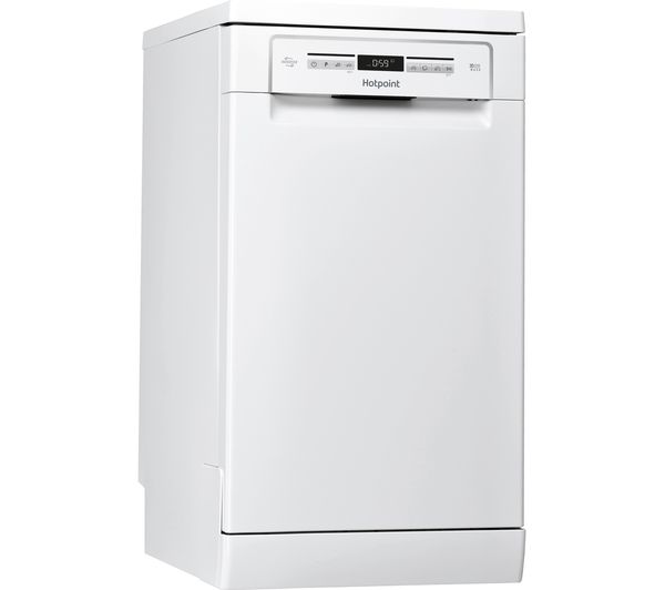 Hotpoint Hsfo 3t223 W Uk N Slimline Dishwasher White