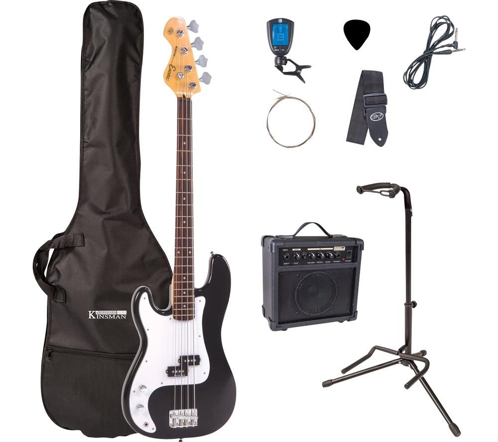 ENCORE Blaster Series E4 Electric Bass Guitar Bundle review