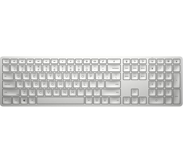 Image of HP 970 Programmable Wireless Keyboard - White