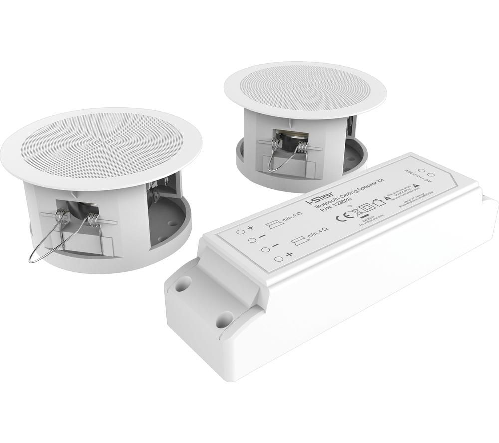 12302R Bluetooth Ceiling Speaker Kit - 2 Speakers, White