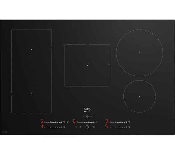 BEKO Pro IndyFlex HII85700UFT 78 cm Electric Induction Hob - Black