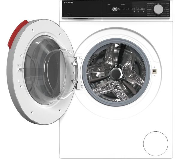SHARP ES-NDH014CWB-EN 10 kg Washer Dryer - White - ES-NDH014CWB-EN ...