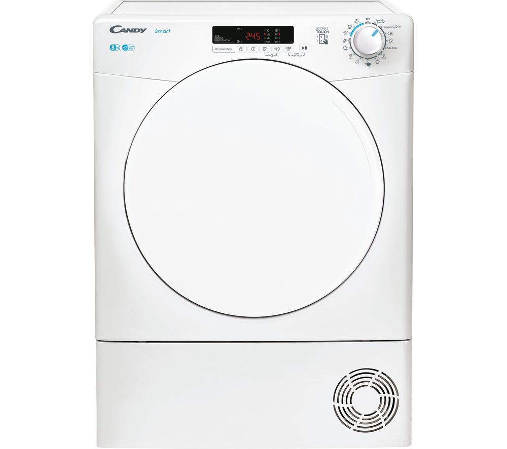 CSE C8DF NFC 8 kg Condenser Tumble Dryer - White
