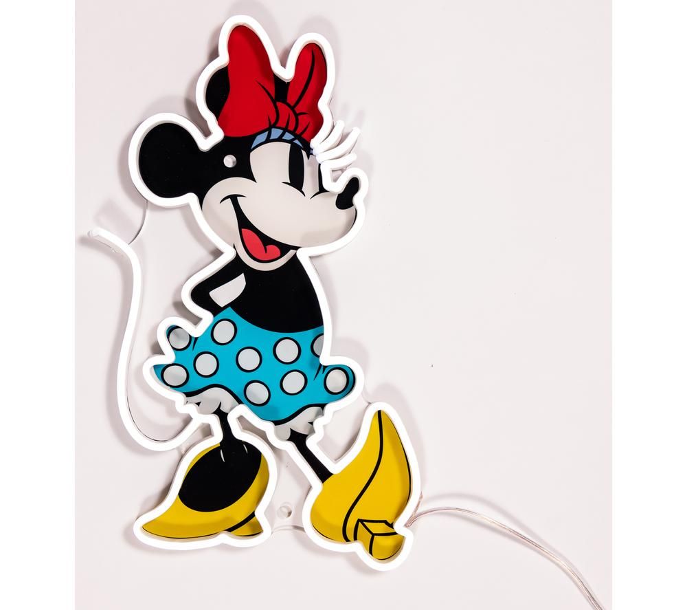 Disney Minnie Mouse LED Wall Lamp - Clear & White 