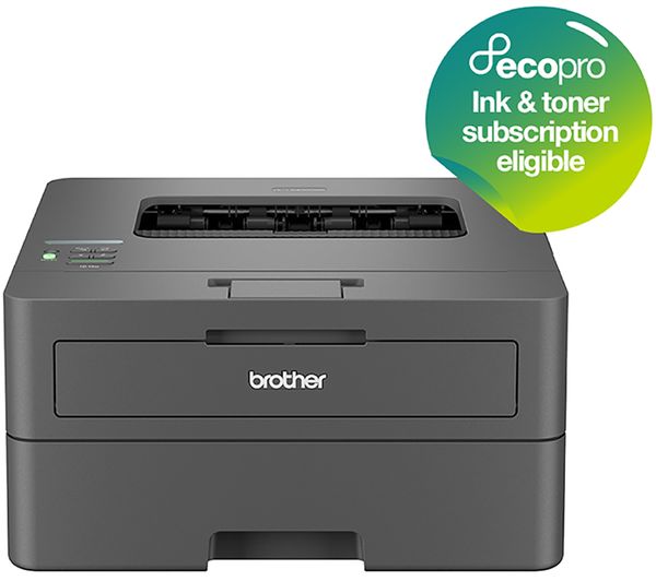 Image of BROTHER EcoPro HLL2400DWE Monochrome Wireless Laser Printer - Black