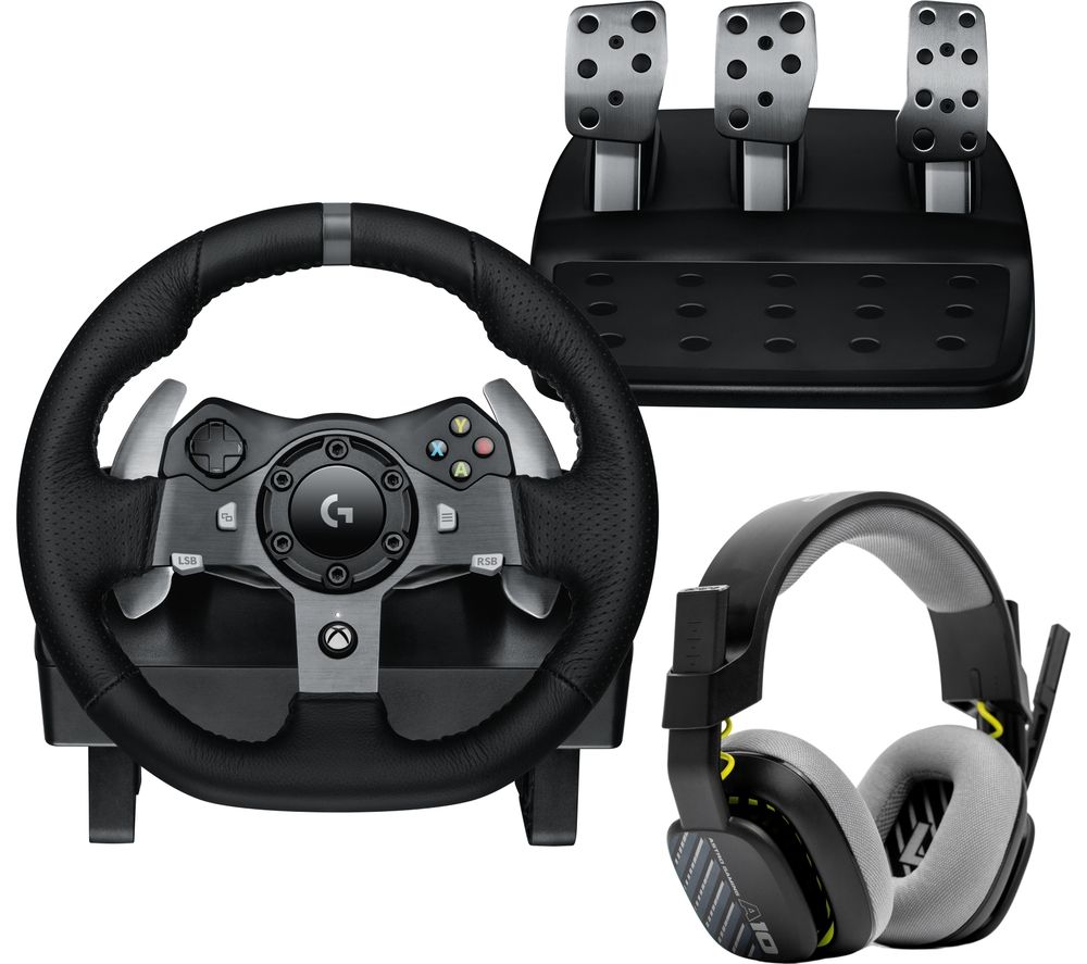 G920 Racing Wheel with Pedals & ASTRO A10 Gaming Headset Bundle