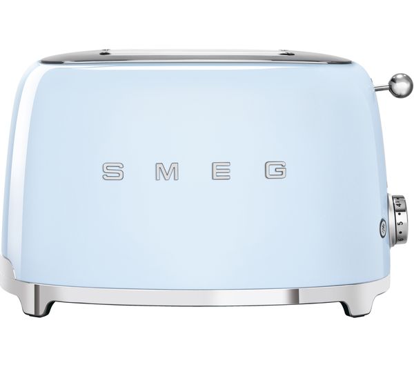 An image of SMEG TSF01PBUK 2-Slice Toaster - Pastel Blue
