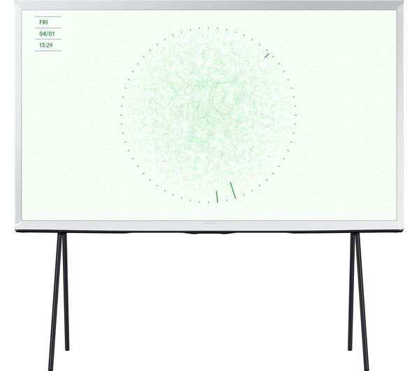 SAMSUNG The Serif QE50LS01DAUXXU 50" Smart 4K Ultra HD HDR QLED TV with Bixby & Amazon Alexa - Cloud White