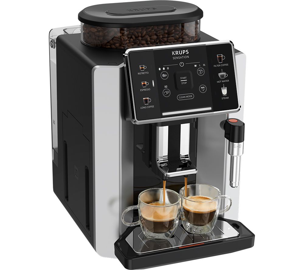 Sensation EA910E40 Bean to Cup Coffee Machine - Silver & Black