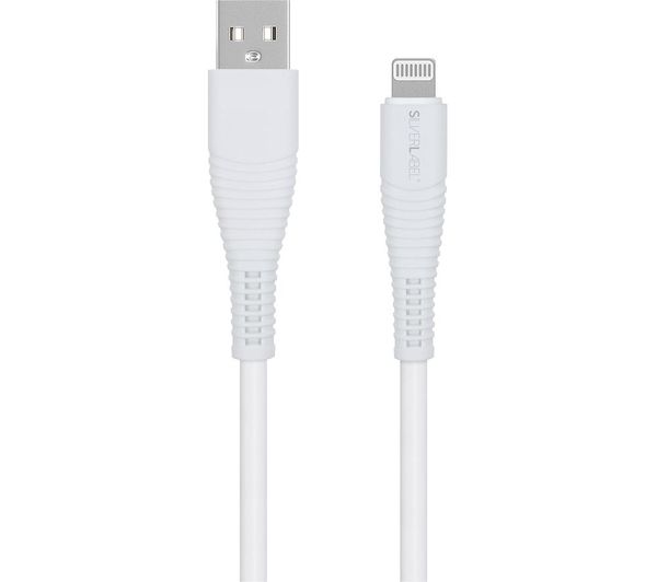 An image of SILVERLABEL Lightning Cable - 1 m, White