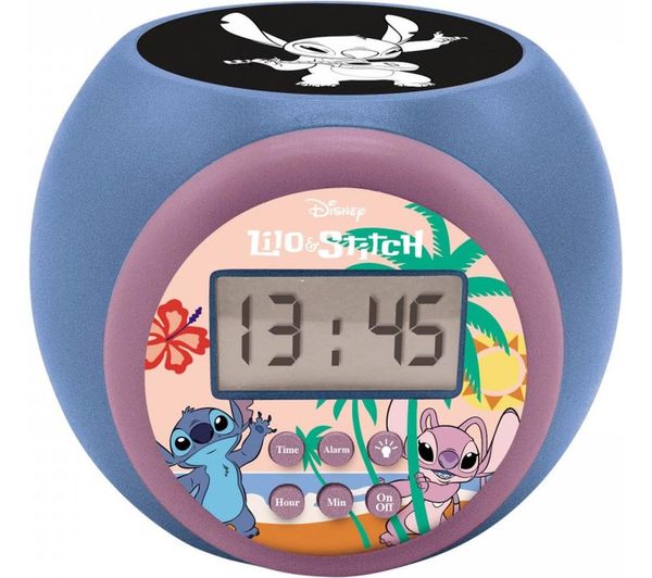 Lexibook Projector Alarm Clock Disney Stitch