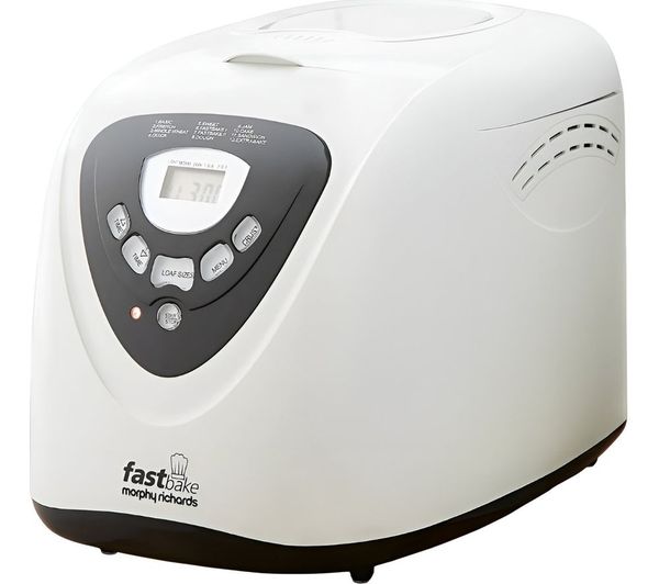 Morphy Richards Fastbake Breadmaker Black White