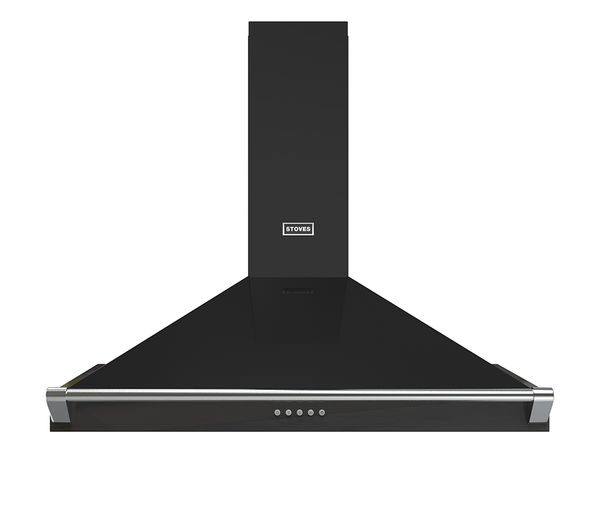 STOVES Richmond 100PYR Chimney Cooker Hood - Black