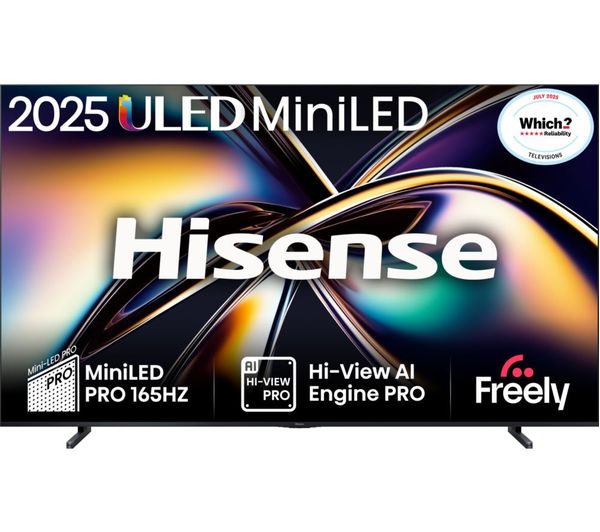 Hisense U8q 100 Mini Led 4k 165hz Smart Ai Tv With Freely 100u8qtuk Hisense U8q 100 Mini Led 4k 165hz Smart Ai Tv With Freely 100u8qtuk