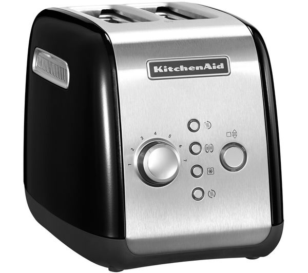 An image of KITCHENAID 5KMT211BOB 2-Slot Toaster - Black