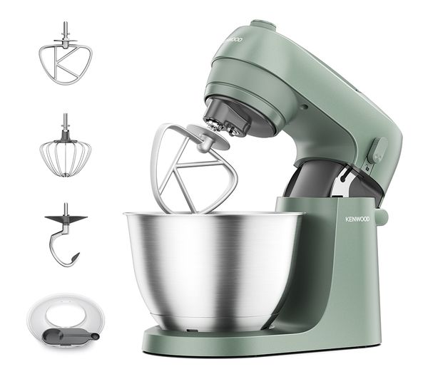 An image of KENWOOD Go KZM35.000GR Stand Mixer - Eucalyptus Green