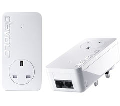 DEVOLO dLAN 550 duo+ Powerline Adapter Kit - Twin Pack