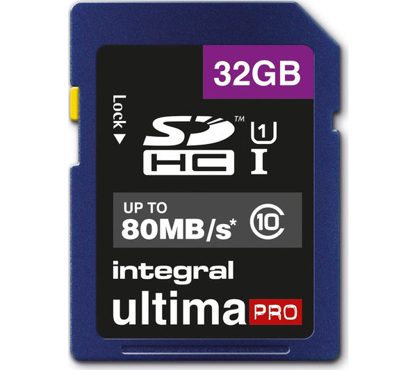 INTEGRAL UltimaPro Class 10 SDHC Memory Card - 32 GB